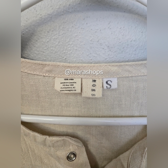 Moss Grey Atelier Juliana Organic Linen Jacket - Picture 3 of 5